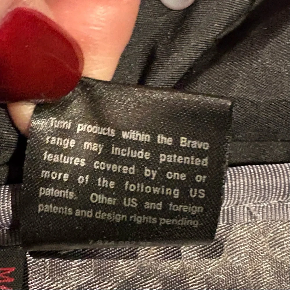 NEW Tumi Kelley Alpha Bravo Black Ballistic Nylon Waist Bag